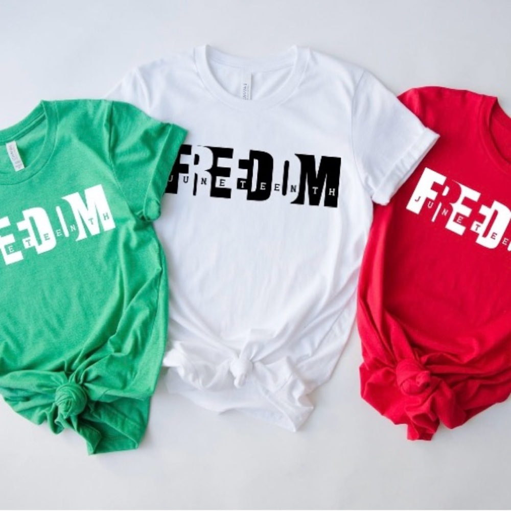 Juneteenth Freedom Custom T-shirt